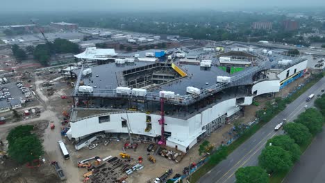 Gran-Sitio-De-Construcción-De-Un-Nuevo-Edificio-De-Fabricación-Para-Ford-Motor-Company