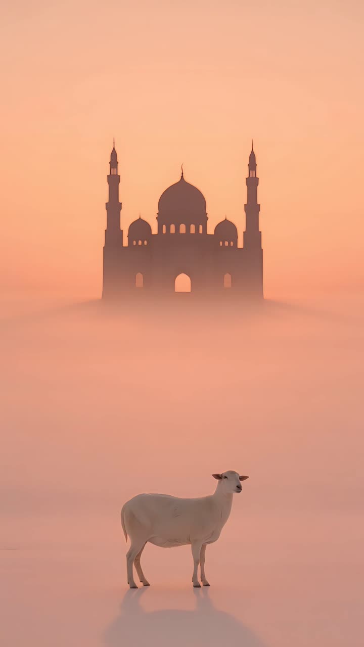 Eid al-Adha Mosque 4K Islamic Background