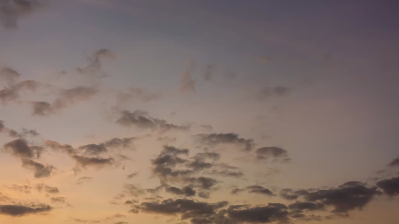 Sunset and clouds timelapse 4k