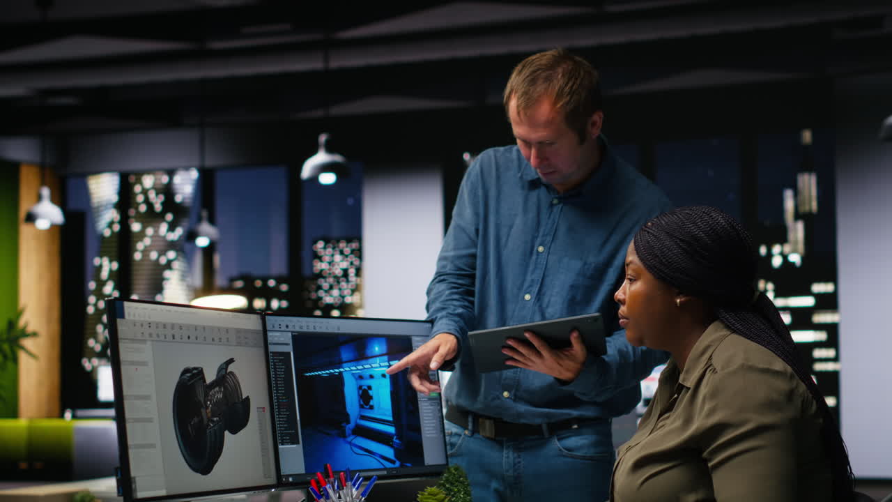 Team works with AI game hub and turbine to develop futuristic spaceship station