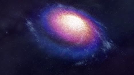 la asombrosa galaxia giratoria en 4k