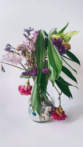 colorful flower bouquet in vase