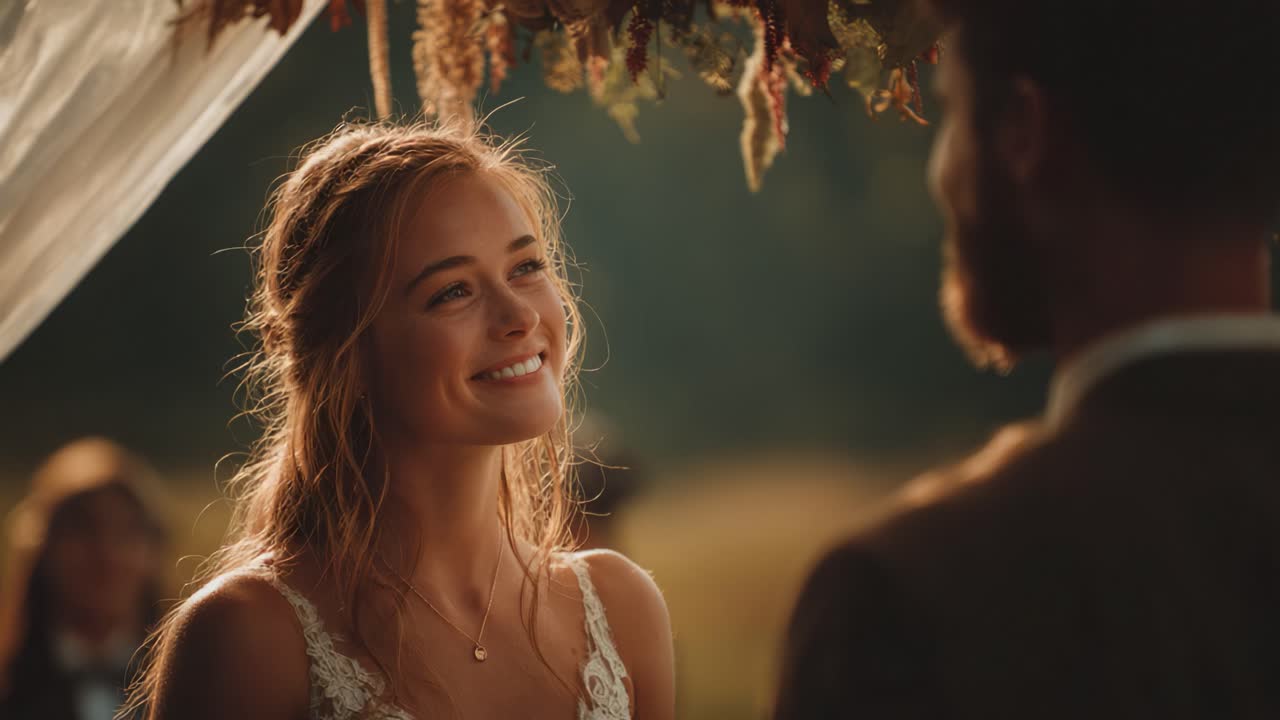 A Heartfelt Moment: An Intimate Exchange Between Two Individuals Captured in a Stunning Outdoor Setting, Illuminated by Warm Natural Light and Surrounded by Nature's Beauty