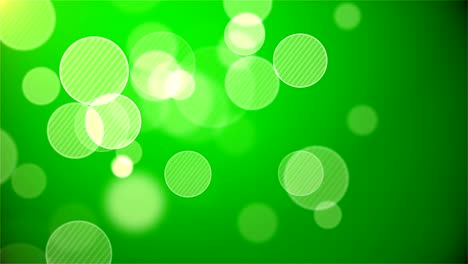 green abstract background with bokeh. loop animations. with a central location for the text.