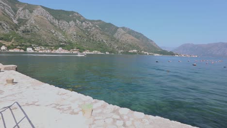 Small-boats-passing-by-a-little-harbour