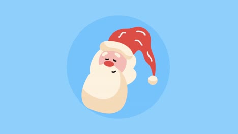 cute cartoon santa claus