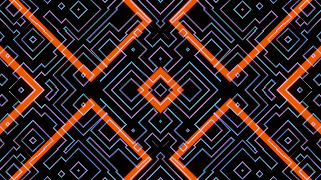 animación abstracta de líneas en bucle pulsante