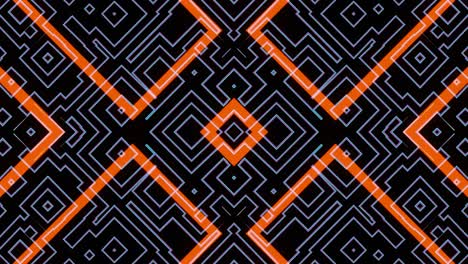 animación abstracta de líneas en bucle pulsante