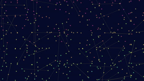 las constelaciones estilizadas de la noche celeste iluminan el cielo estrellado