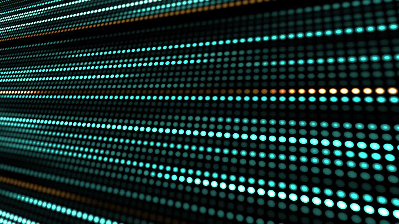 gráficos de movimiento abstractos digitales de la cuadrícula de datos