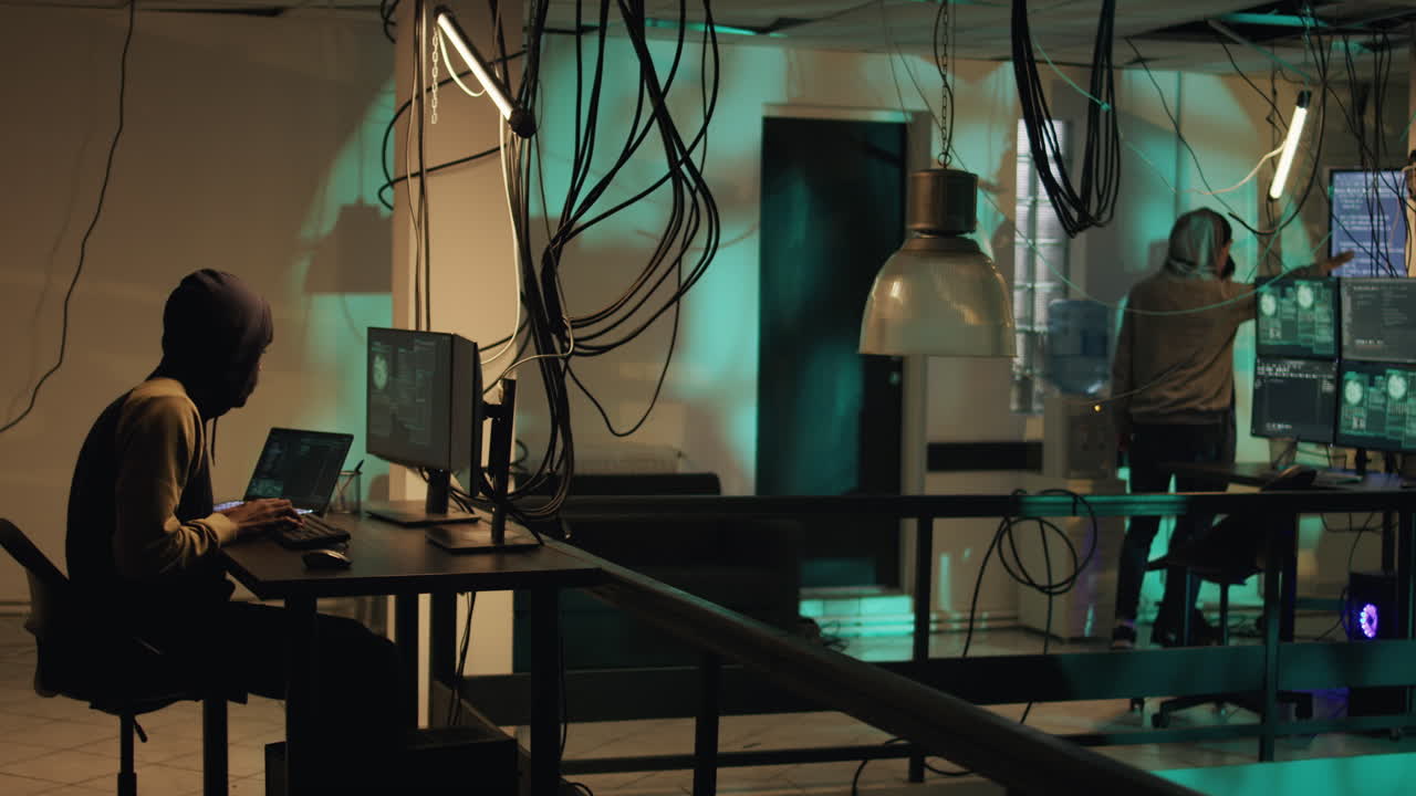 Hackers in a Dark Computer Room