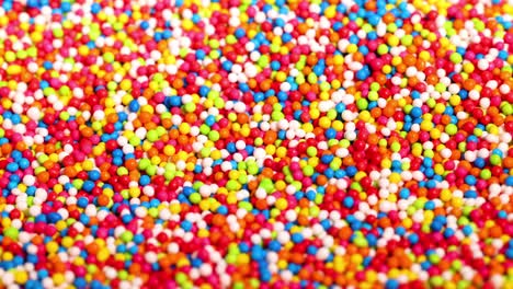 vibrant sprinkles cascade and spread evenly