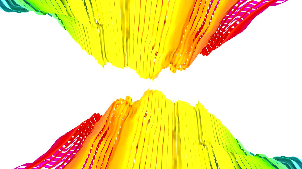 추상적인 리본 스트립.