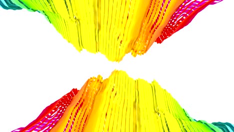 tiras de cintas abstractas.