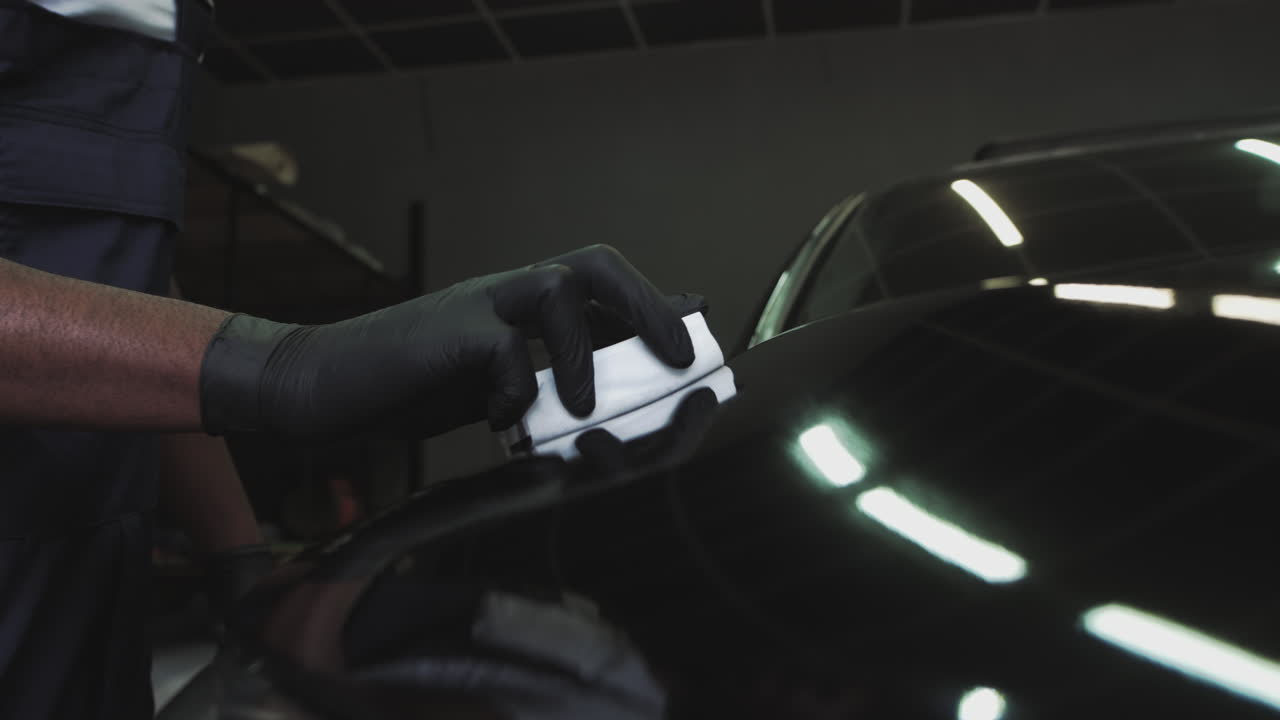 proceso de detallado de automóviles