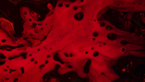 abstract red liquid art