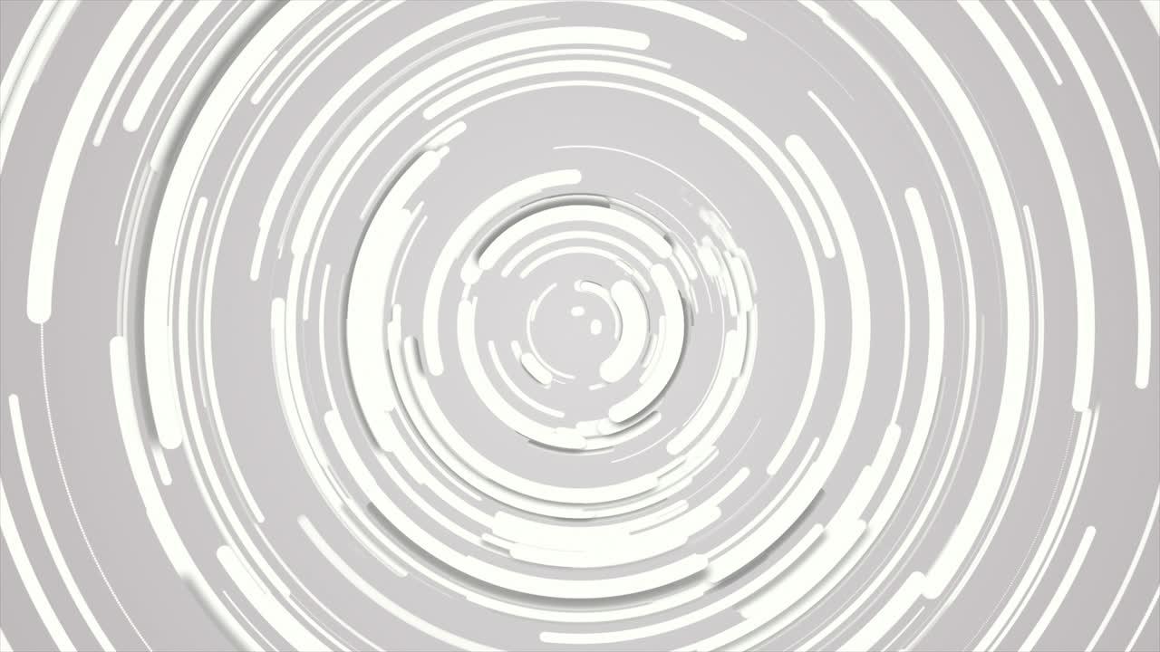 추상적인 평평한 스타일의 둥근 선