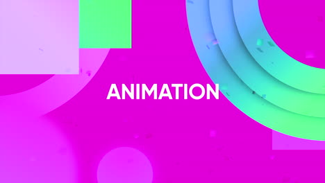 abstract colorful animation background