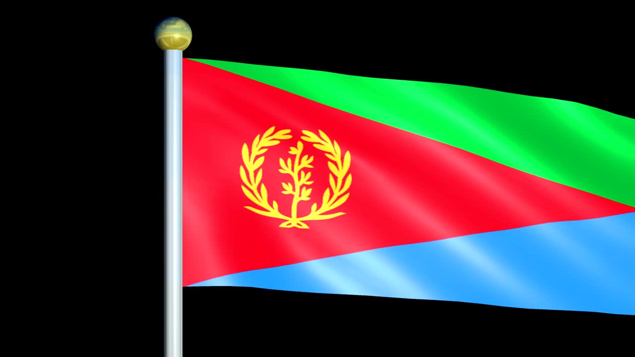 에리트레아의 큰 루핑 애니메이션 발