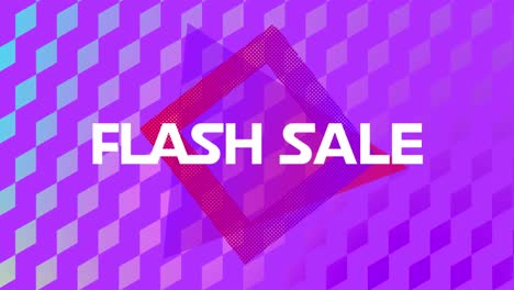 Flash-Sale-Grafik-Lila-Diamantgitterhintergrund