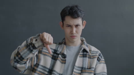 disapproving man