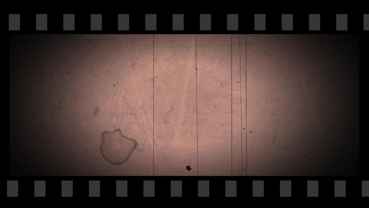 Efecto de superposición de carrete de película antiguo con rayones y polvo