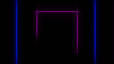 fondo abstracto con cuadrados de neón
