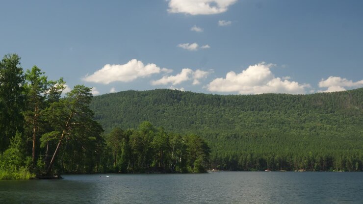Serene Lakeside Landscape