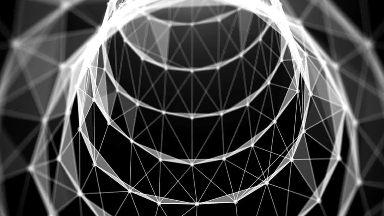 Journey in data tunnel. Speed motion inside fibre optic cable. Abstract background