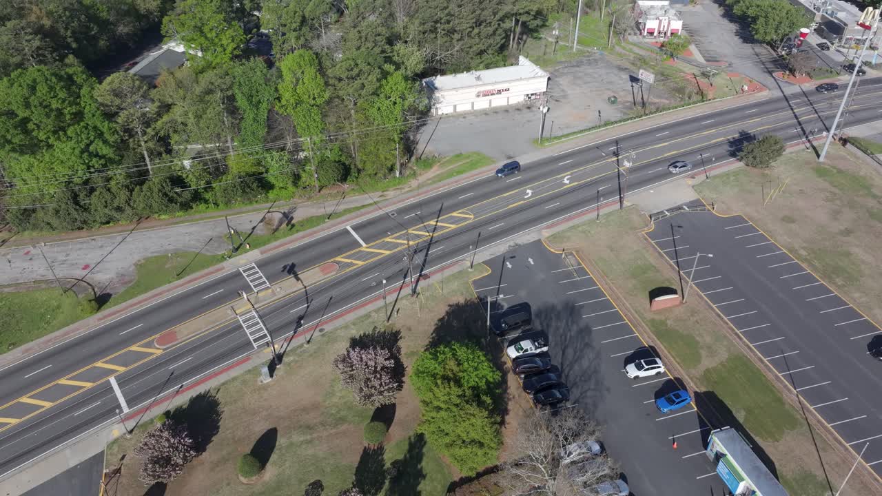 Flat Shoals Road, Decatur city, Atlanta, Georgia, Aerial