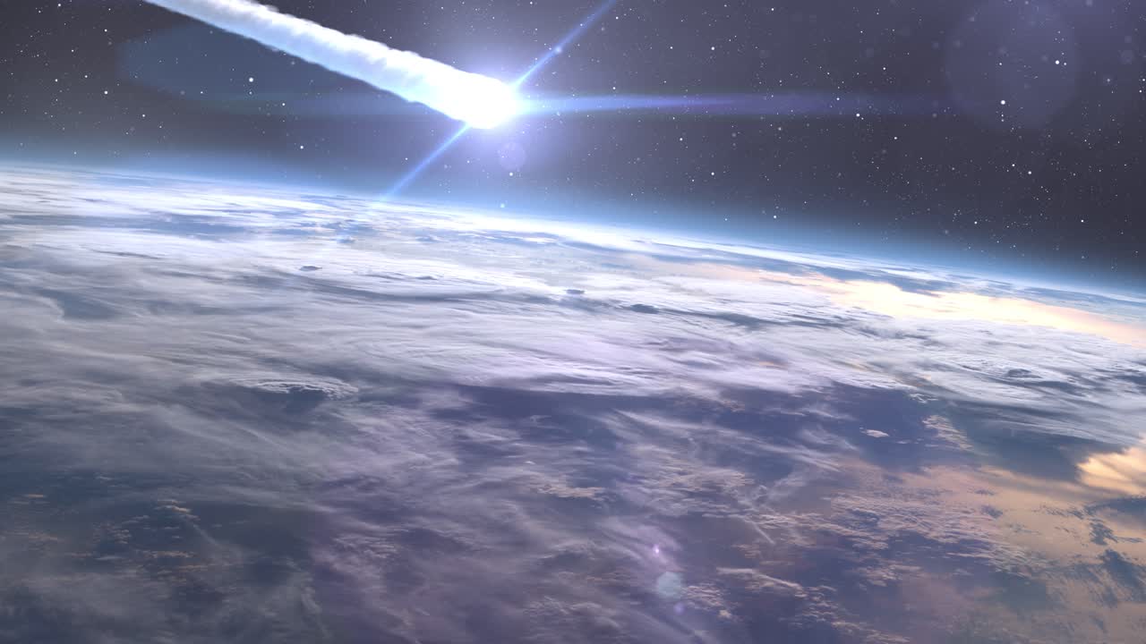 impacto de un asteroide en la tierra