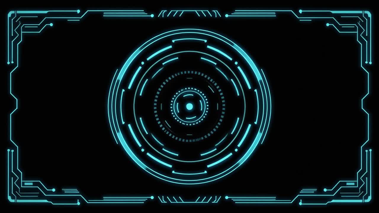 Animating Futuristic HUD Target Scanner Interface