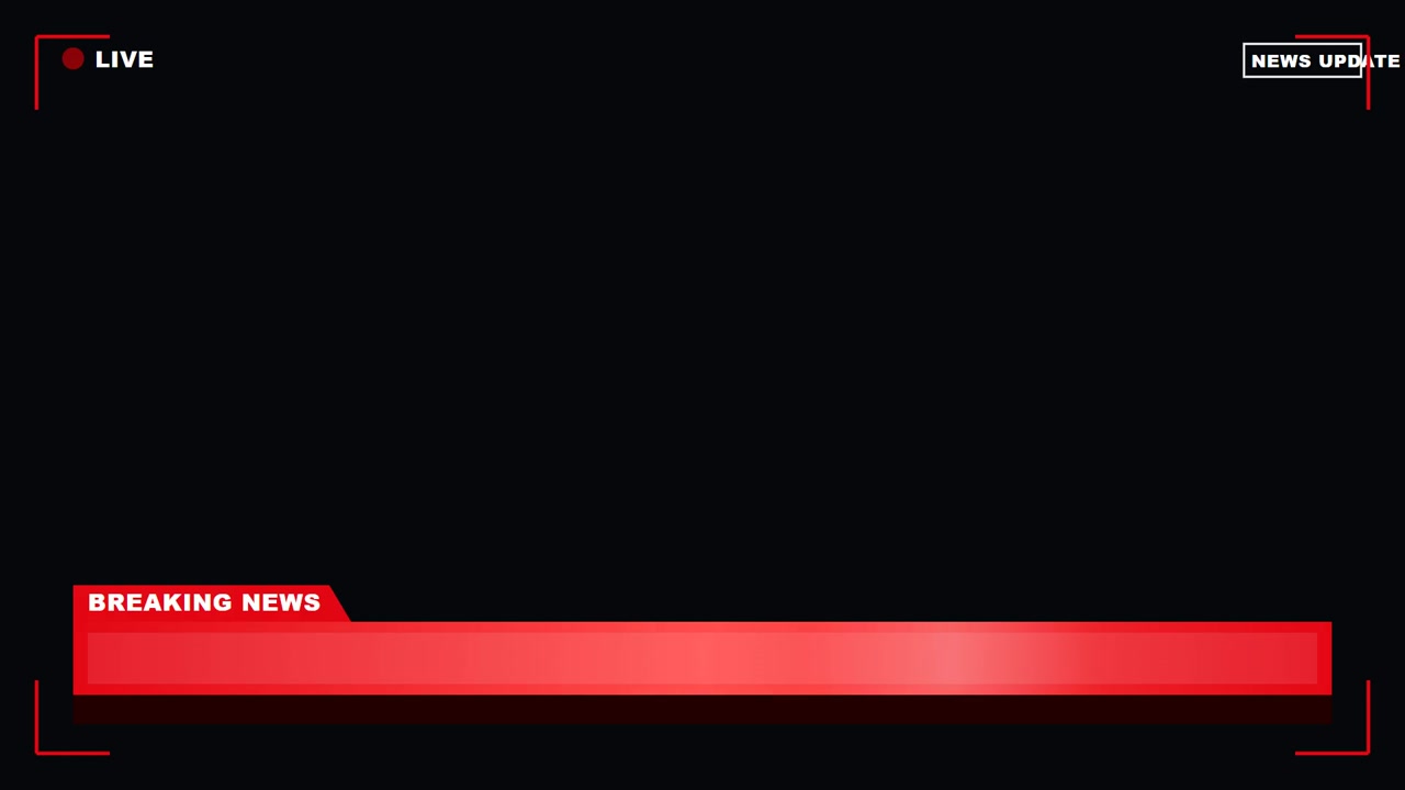 Grafisk animation af Breaking News-bjælke