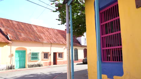 flores, a beautiful island in guatemala full of colorful houses