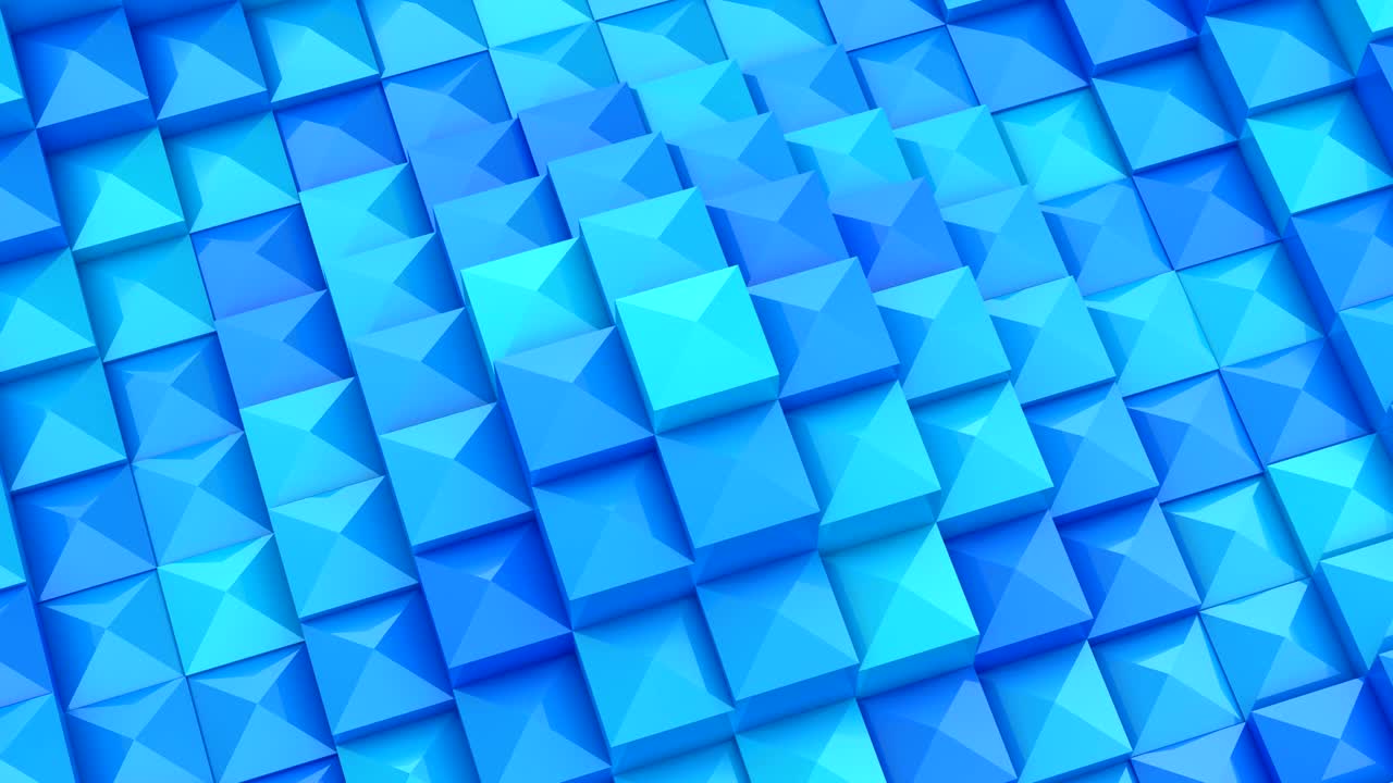 los cuadrados formaron una onda