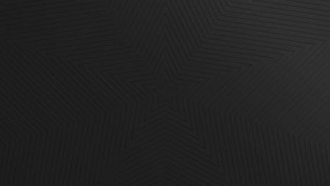 abstract animation of star shaped blinds oscilation with decay. minimal dark clean corporate background. 3d star wavy loop fading motion. geometric elements cycling displacement video.