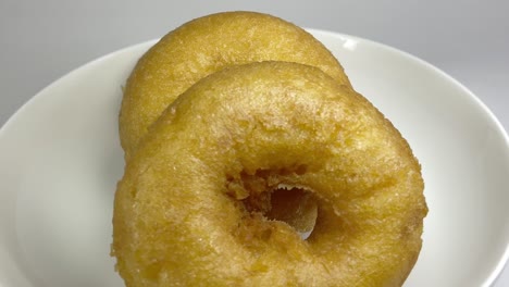 donut pequeño, video en primer plano