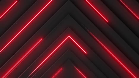 fondo geométrico de neón abstracto