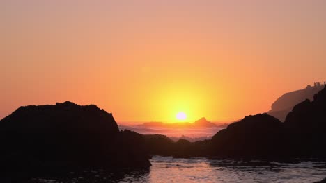 Pescadero-Pigeon-Point-Light-House-Bei-Sonnenuntergang,-Kalifornien-05