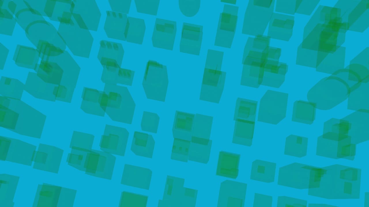 3d architectural drawing of cityscape 4k