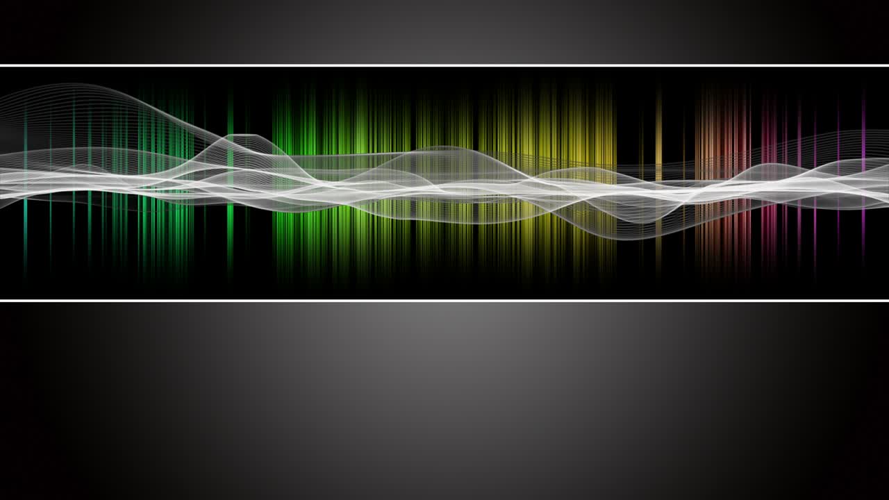 스로모션에서 색을 바꾸는 줄무에 대한 미래의 파동 애니메이션, 4096x2304 루프 4k