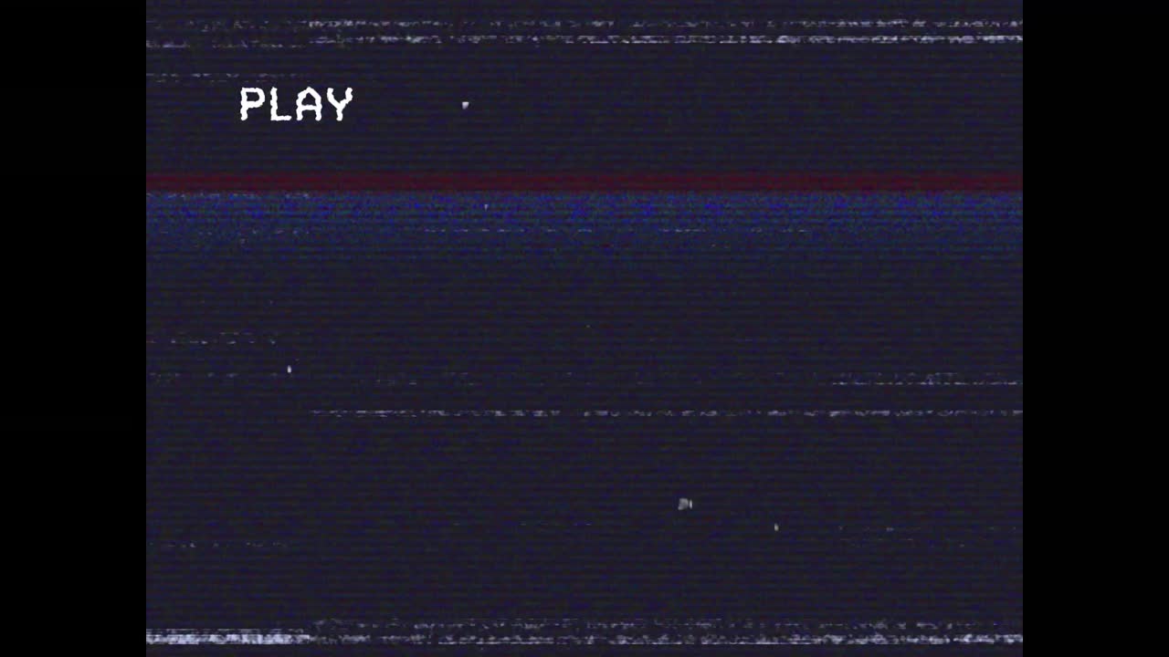 tv estática con el canal alfa