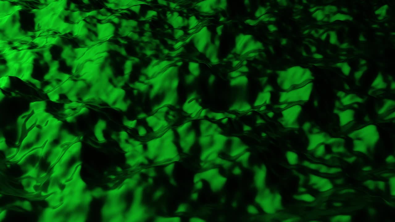 fondo abstracto con campo de ruido verde. superficie de montaña de paisaje abstracto. desplazamiento detallado. plantilla de fondo moderna para documentos, informes y presentaciones. bucle de animación 3d de 4k