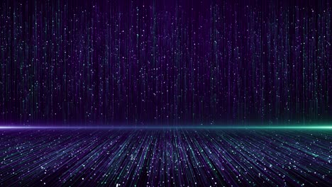 particles violet green event game trailer titles cinematic concert stage background loop