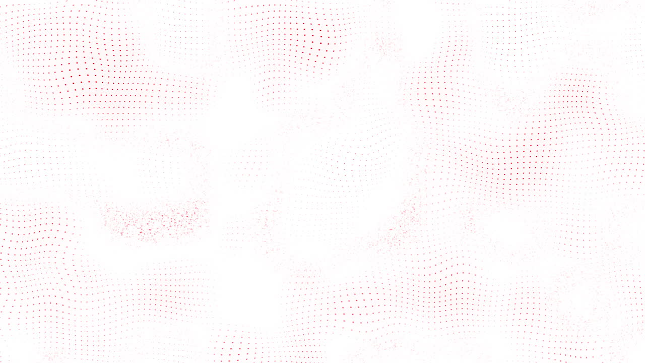 4K Looping Animation of Moving Point Grid with Flowing Abstract Data ...