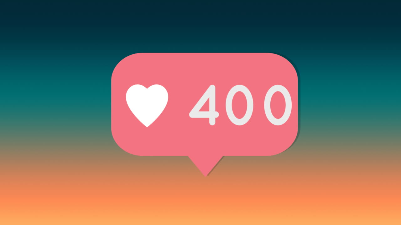 aumento del número de gustos o corazones 4k