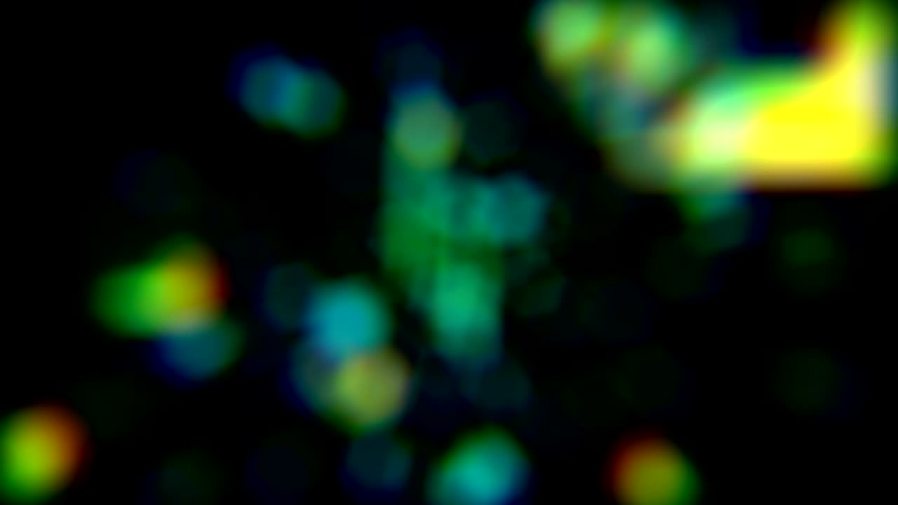 Into Green Light Bokeh