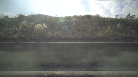 View-of-country-side-on-high-speed-rail-from-Hong-Kong-West-Kowloon-to-Chaoshan-in-China