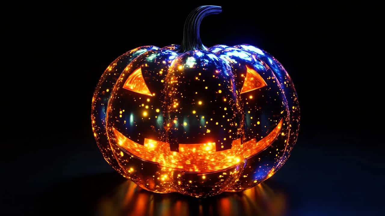 La calabaza brillante de Halloween