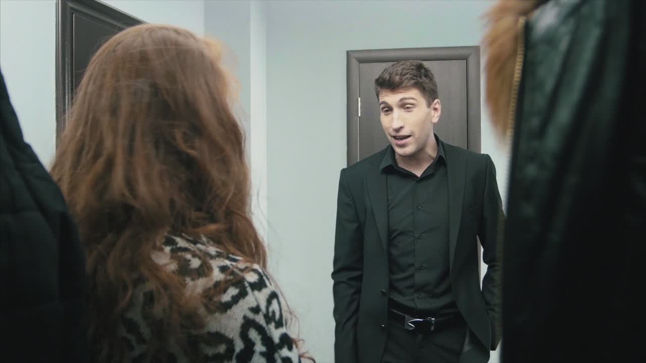 Business Discussion in an Office